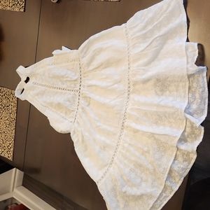 white cotton summer dress